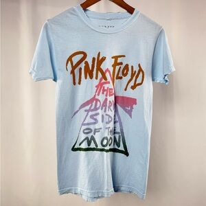 Pink Floyd Dark Side of the Moon Graphic T-Shirt in Blue‎ Size Extra Small